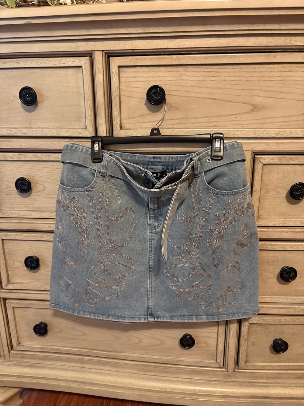 New Blue B skirt from The buckle store
